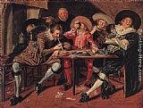 Merry Party in a Tavern by Dirck Hals